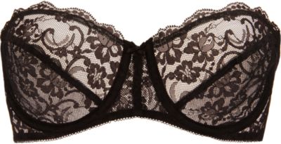 Deborah Marquit Strapless Lace Bra 