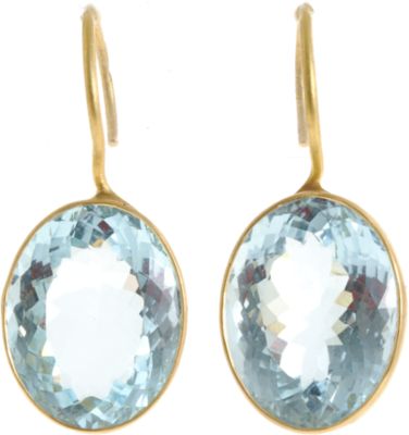 Marie Hélène de Taillac Aquamarine Lady Like Earrings