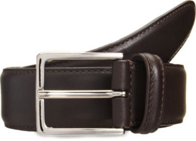 Barneys New York Stitched Edge Belt