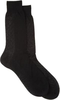 Brioni Solid Diamond Sock