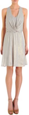 Ella Moss Gathered Lurex Dress 