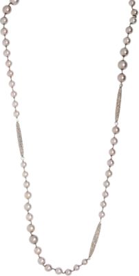 Sidney Garber Tahitian Pearl & Brown Diamond Laube Tropicale Necklace