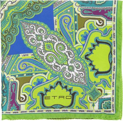 Etro Large Diamond Pocket Square