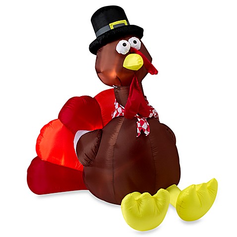 Inflatable Outdoor 6-Foot Turkey - Bed Bath & Beyond