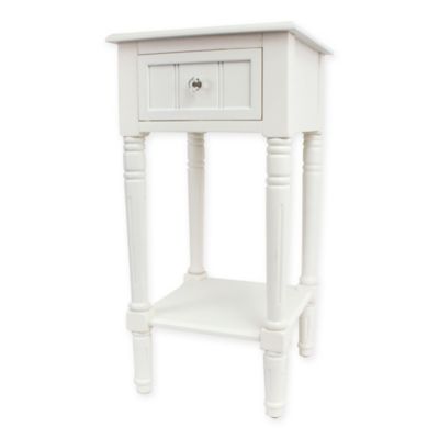therapy decor accent simplify drawer table square bedbathandbeyond