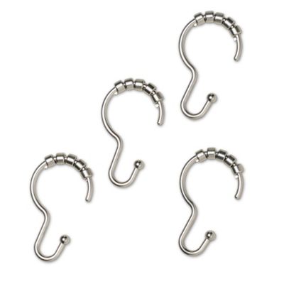 Curtains Ideas brushed nickel shower curtain hooks : Buy Brushed Nickel Shower Hooks from Bed Bath & Beyond
