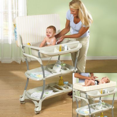 Primo Euro Spa Baby Bath Tub and Changing Table - buybuy BABY