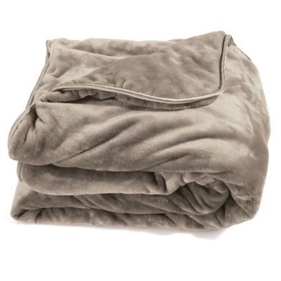 Brookstone® Weighted Blanket in Taupe - Bed Bath & Beyond
