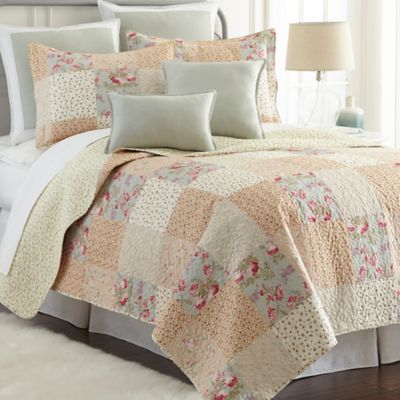 Sherry Kline Riverside Reversible Mini Quilt Set in Cream - Bed Bath ...