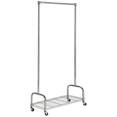 Safavieh Christian Chrome Wire Single Rod Clothes Rack In