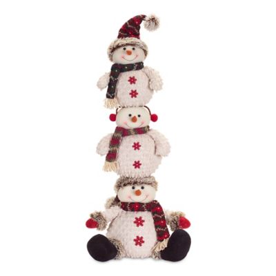 Stacked 30-Inch Snowman Trio - Bed Bath & Beyond