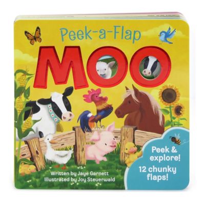Moo PeekaFlap Childrens Board Book