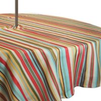 round tablecloth striped umbrella stripe hole inch