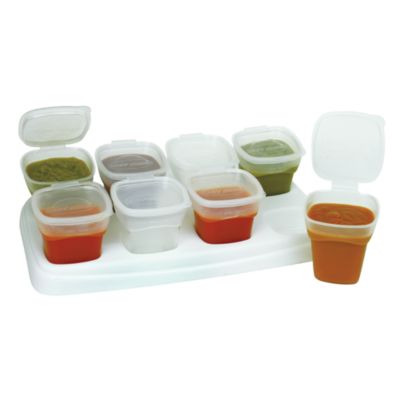 Baby Cubes™ 2-Ounce Food Storage Containers with Tray - Bed Bath & Beyond