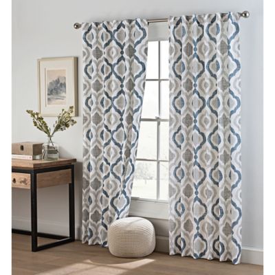 Cambree Ogee Rod Pocket/Back Tab Window Curtain Panel