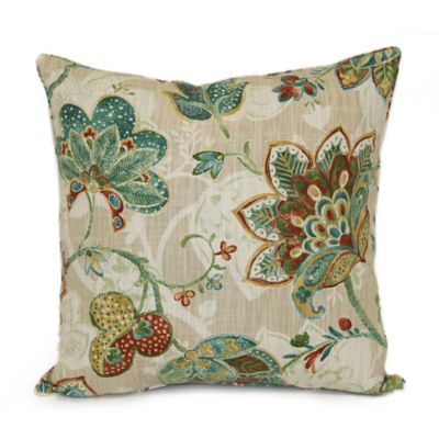 Saybrook Square Throw Pillow in Tuscan - Bed Bath & Beyond