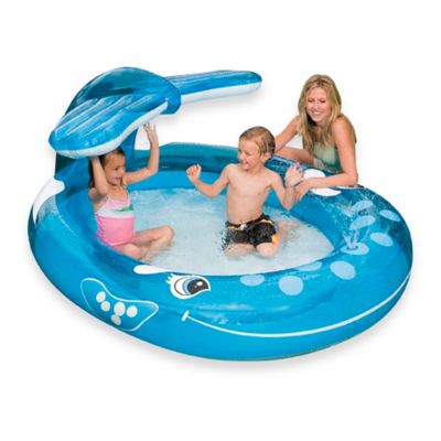 intex slide n spray pool