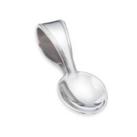 Reed Barton Baby Beads Curved Handle Spoon