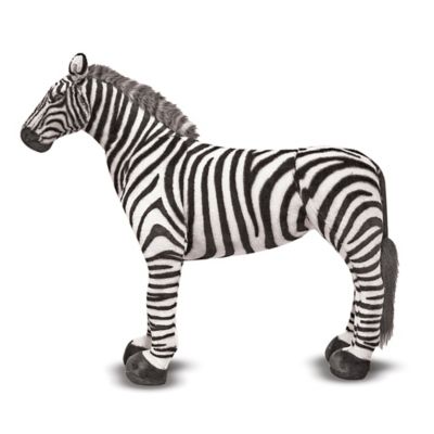 melissa and doug plush zebra