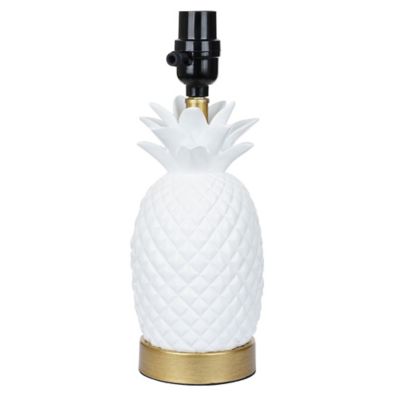 Pineapple Table Lamp Base in White - Bed Bath & Beyond