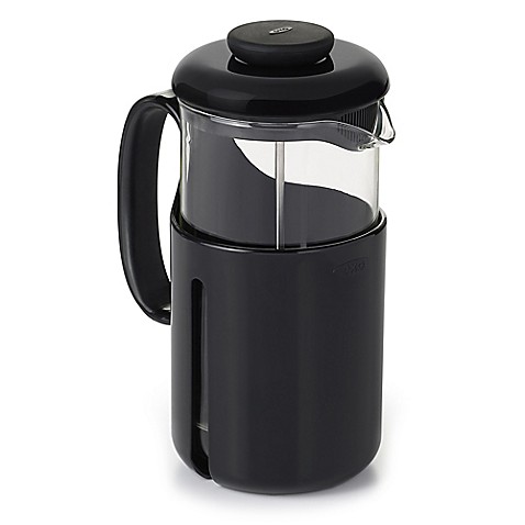 OXO Good Grips? Venture 8-Cup French Press Coffee Maker in Black/Clear - Bed Bath & Beyond