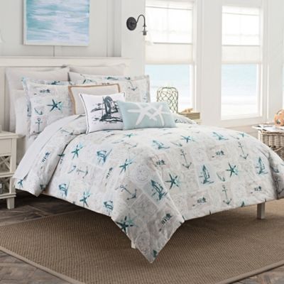 Coastal Life Nantucket Duvet Cover Set - Bed Bath & Beyond