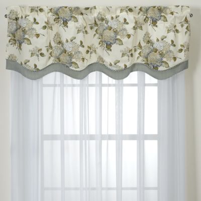 Hydrangea Blue Valance - Bed Bath & Beyond