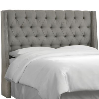 Buy Grey Tufted Headboard from Bed Bath & Beyond
