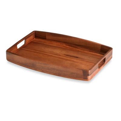 B. Smith Acacia Wood Serving Tray - Bed Bath & Beyond