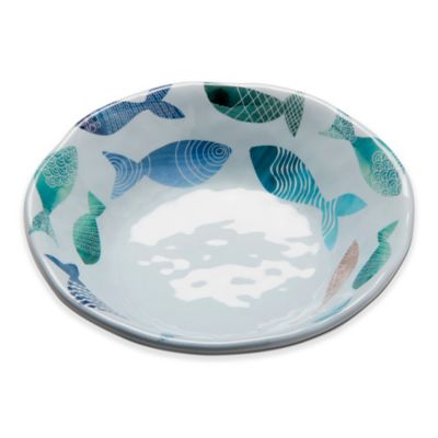 tag Fish Melamine Bowls in Blue (Set of 4) - Bed Bath & Beyond