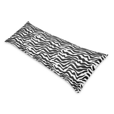 zebra body pillow