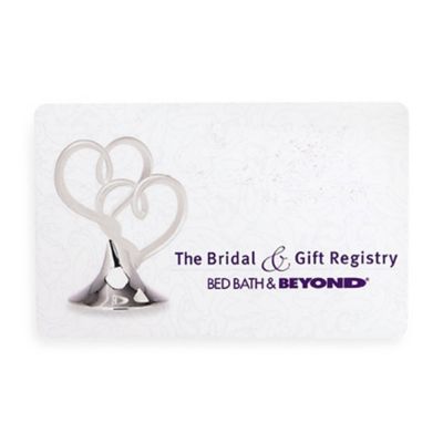 "The Bridal & Gift Registry" Hearts Gift Card - Bed Bath ...