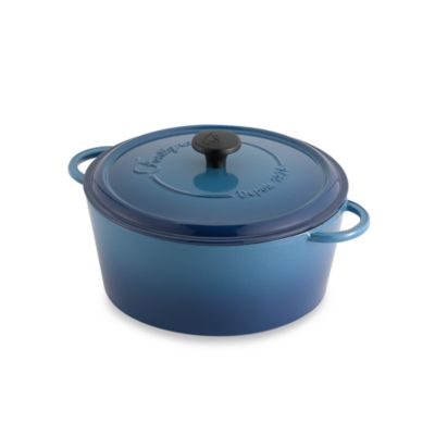 Fontignac Round 5-Quart Casserole in Blue - Bed Bath & Beyond