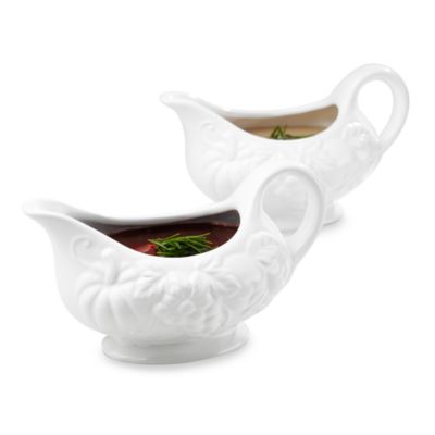 Tabletops Unlimited ™ Harvest 16 Ounce Gravy Boat (Set of 2) - Bed Bath ...