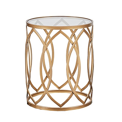 Madison Park Arlo Accent Table in Gold - Bed Bath & Beyond