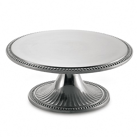 Wilton Armetale  Flutes and Pearls 11 Inch Cake  Stand  