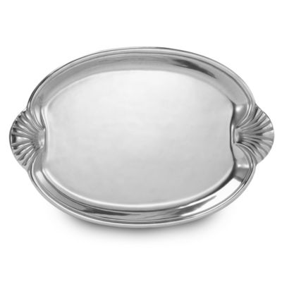 Wilton Armetale® Scallop Handle 21-Inch Buffet Tray - Bed Bath & Beyond