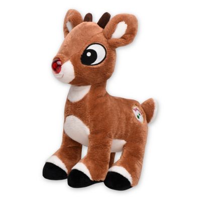 singing rudolph plush toy