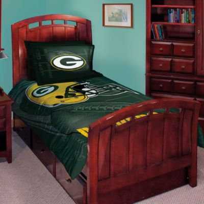 NFL Green Bay Packers Twin/Full Comforter Set - Bed Bath ...