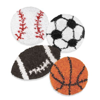 Shaggy Raggy Round Sports Rug - buybuy BABY