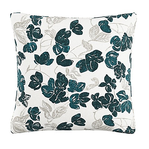 Skyline Furniture Bloom Throw Pillow in Turquoise - Bed Bath & Beyond