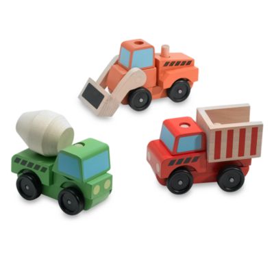 Melissa & Doug® Stacking Construction Vehicles - www.buybuyBaby.com