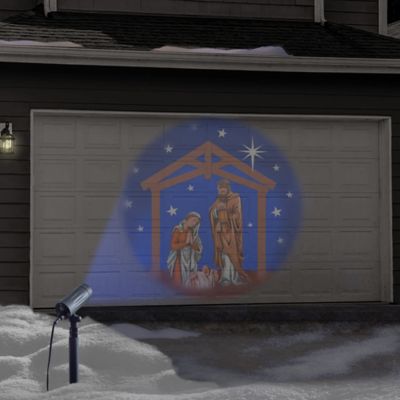 Winter Wonderland Holiday Nativity Set LED Projector - Bed Bath & Beyond