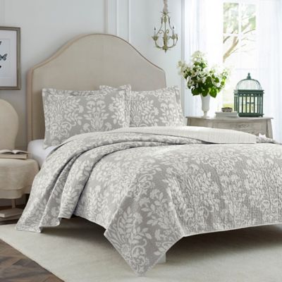 Laura Ashley® Rowland Quilt Set - Bed Bath & Beyond