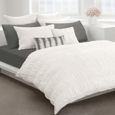 dkny willow white duvet coverdkny 100 cotton  bed