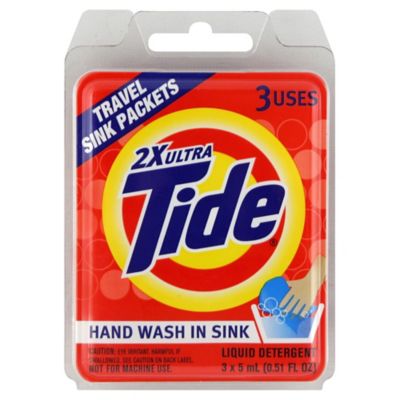 travel laundry sink packets
