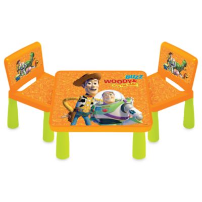 disney toy story table and chair set