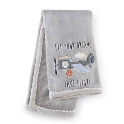 Levtex® Baby On the Go Blanket in Grey - buybuy BABY