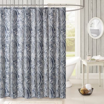 Gray Paisley Shower Curtain Home The Honoroak