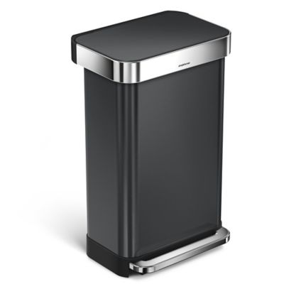 simplehuman® 45-Liter Rectangular Step Trash Can with ...